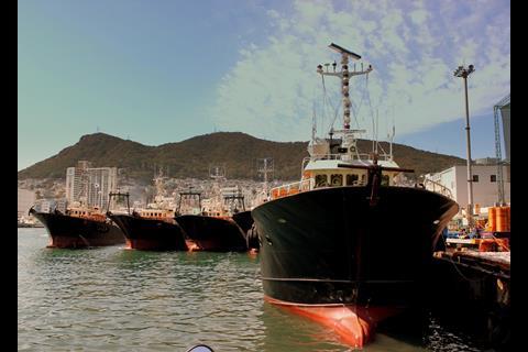 Fishing boats in Busan Port, South Korea. Credit: Flickr/calflier001/cc-by-sa-2.0